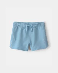 Carters Baby Boy Shark French Terry Shorts - Blue Blue 24M