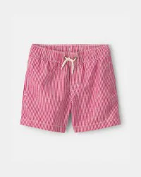 Oshkosh Toddler Boy Hickory Stripe Shorts - Red/Ivory Red/Ivory 2T