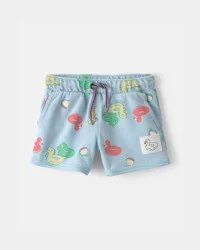 Carters Baby Boy Pool Floatie Pull-On Shorts - Blue Blue 12M