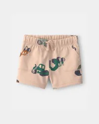 Carters Toddler Boy Construction French Terry Shorts - Tan Tan 5T
