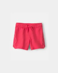 Carters Toddler Boy Crab French Terry Shorts - Coral Coral 5T