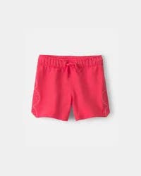 Carters Toddler Boy Crab French Terry Shorts - Coral Coral 5T