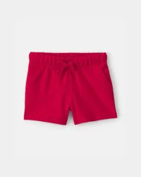 Carters Baby Boy French Terry Shorts - Red Red 12M
