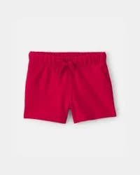Carters Baby Boy French Terry Shorts - Red Red 12M