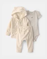 Carters Baby 3-Piece Sheep Terry Layering Set - Ivory Ivory 12M