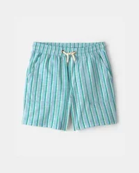 Carters Boys Striped Shorts - Blue Blue 6