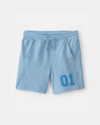 Carters Boys Varsity French Terry Shorts - Blue Blue 8