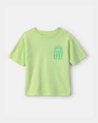 Carters Boys Surf French Terry Graphic Tee - Green Green 4