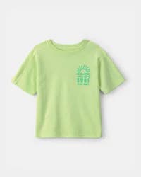 Carters Boys Surf French Terry Graphic Tee - Green Green 4