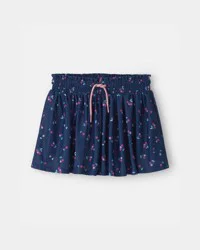Carters Girls Floral Active Skort - Navy Navy 4
