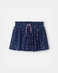 Carters Girls Floral Active Skort - Navy Navy 4