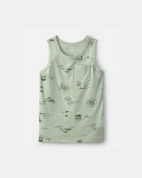 Oshkosh Boys Beach Pocket Tank Top - Green Green 5