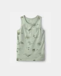 Oshkosh Boys Beach Pocket Tank Top - Green Green 6