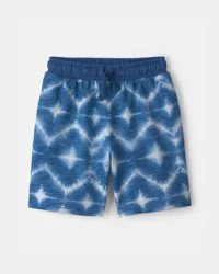 Oshkosh Boys Shibori French Terry Shorts - Blue Blue 10
