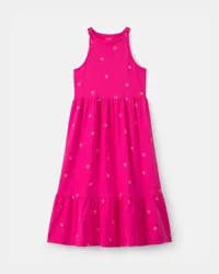 Carters Girls Sunshine Sleeveless Maxi Dress - Pink Fuchsia 4