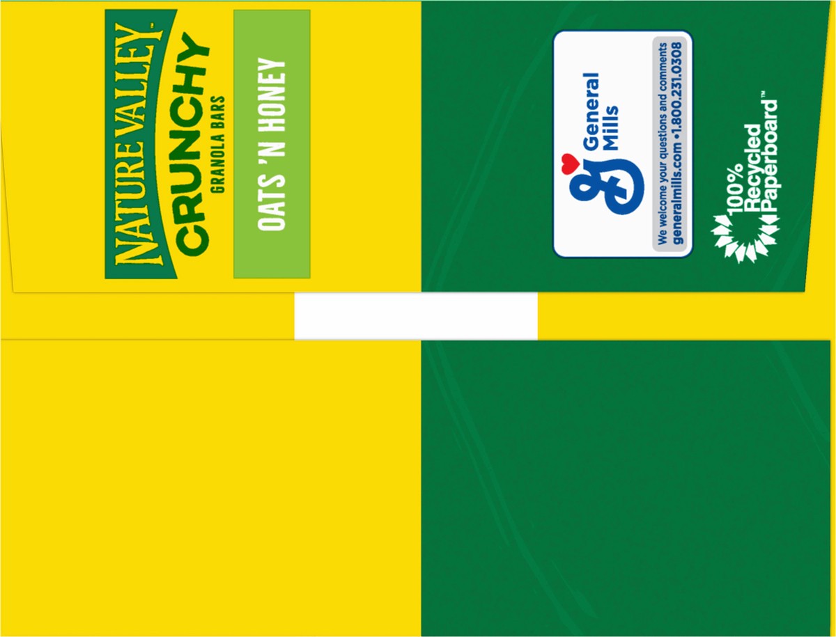 slide 5 of 9, Nature Valley Crunchy Granola Bars, Oats 'n Honey, 48 Ct, 35.76 oz (24 Pouches), 24 ct