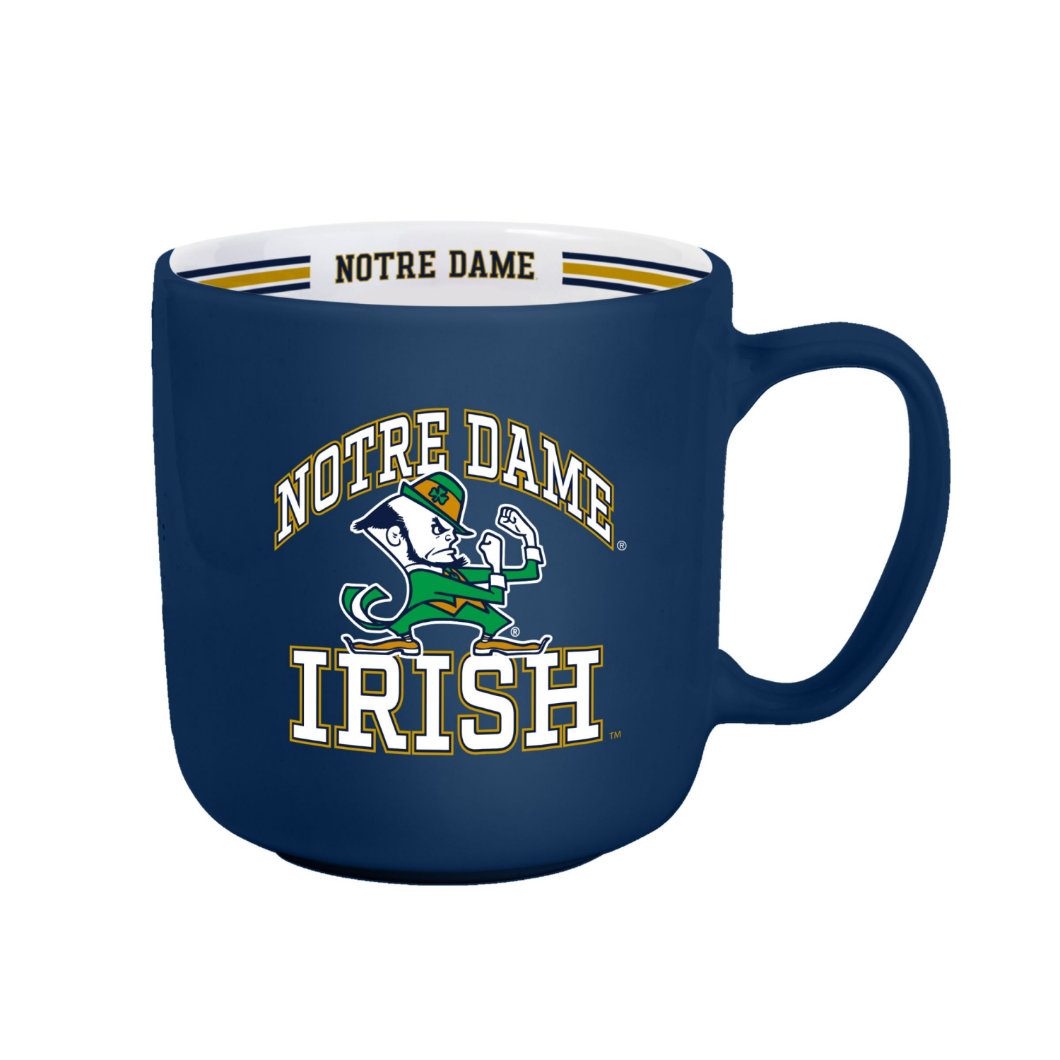 slide 2 of 2, Notre Dame 15oz Stripe Mug, 15 oz