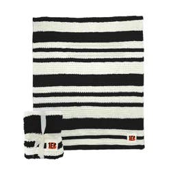 Bengals Cable Knit Throw 50x60in. Blanket