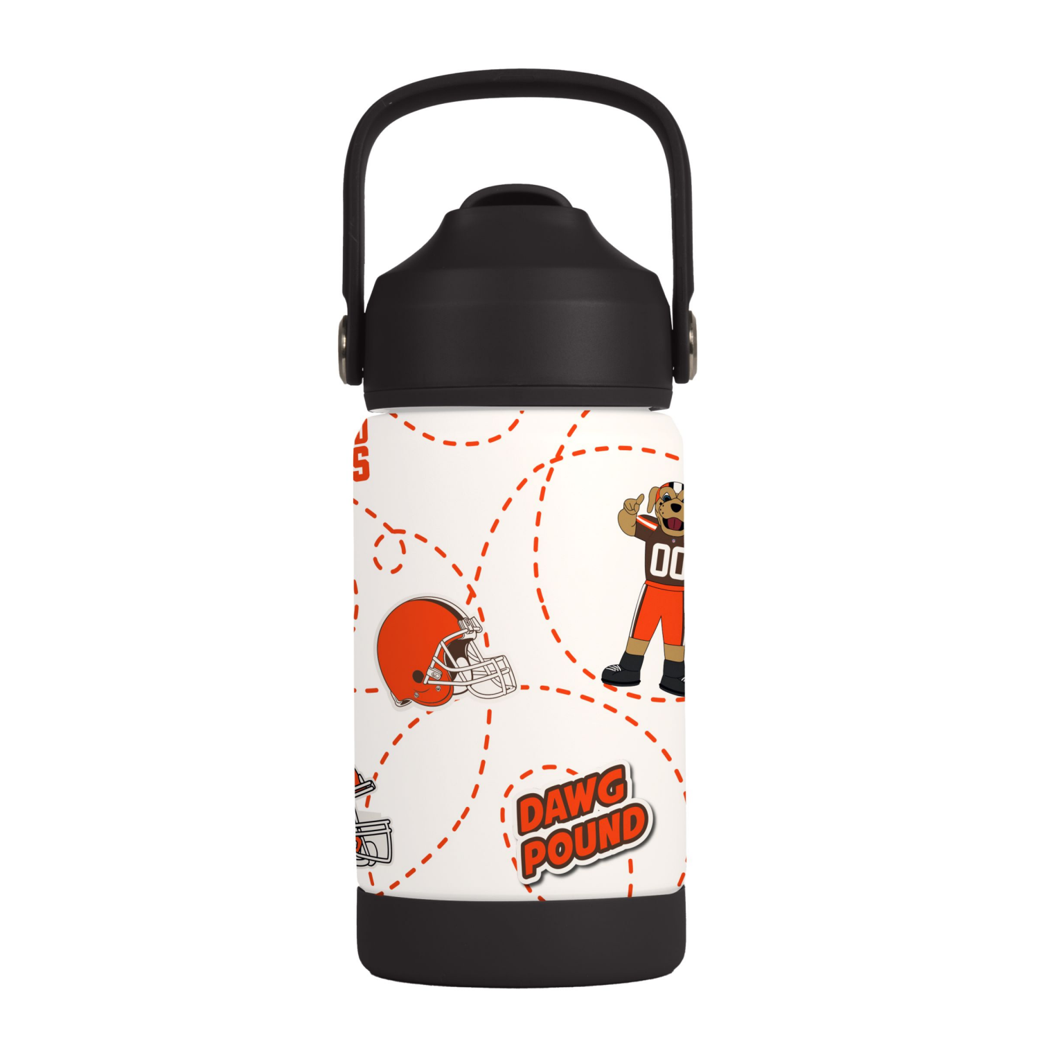 slide 3 of 3, Browns Kids Mascot 12oz Bottle, 12 oz