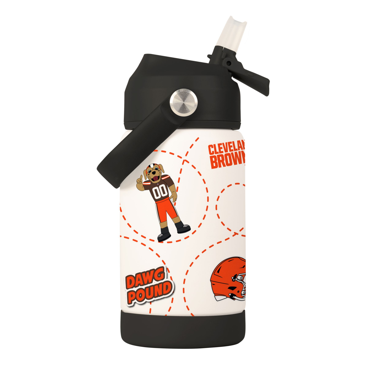 slide 2 of 3, Browns Kids Mascot 12oz Bottle, 12 oz