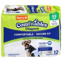 Hartz Comfitables Disposable Dog Diapers Size XS - 12 ct