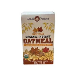 Brad's Organic Org Instant Oatmeal Maple Peca