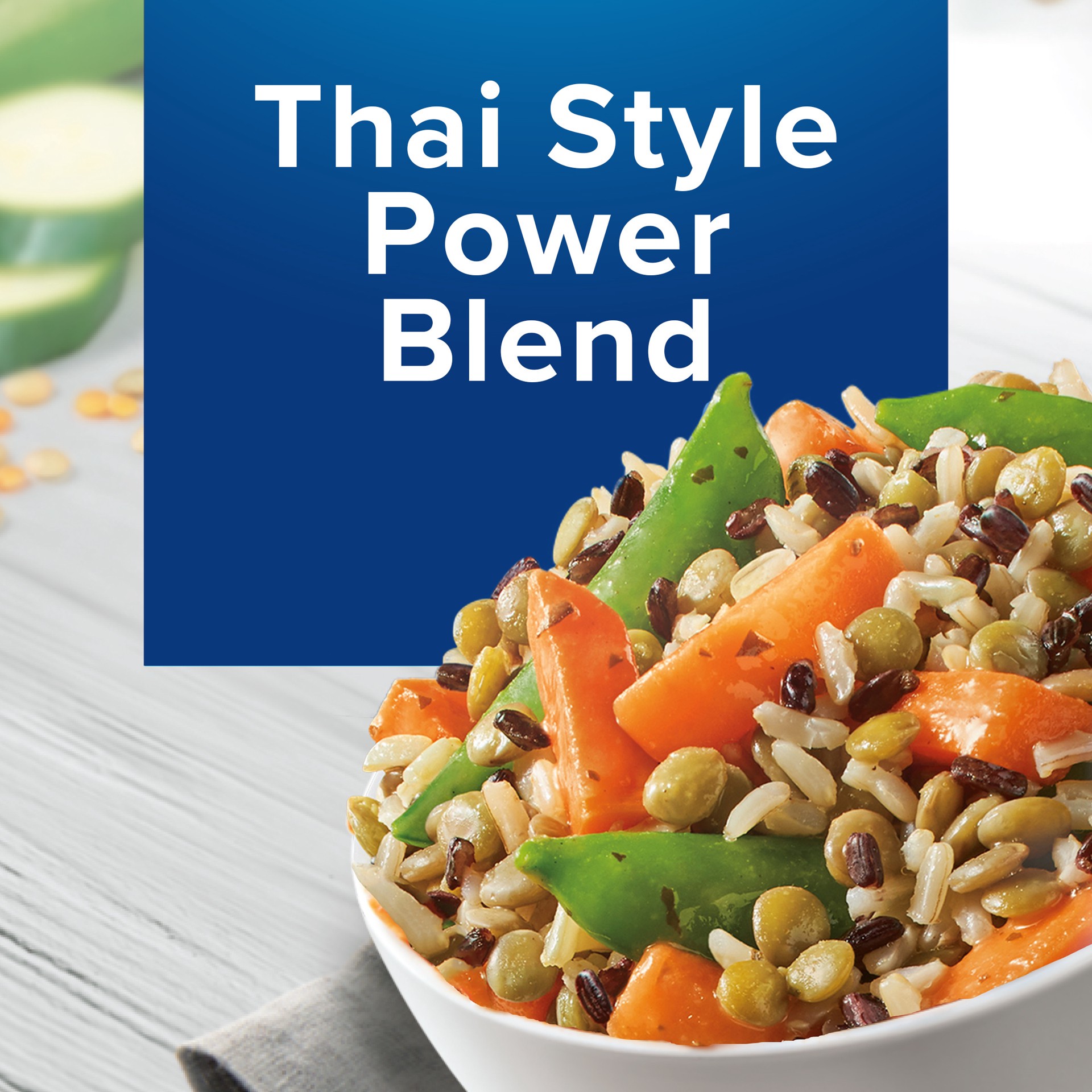 slide 3 of 5, Birds Eye Thai Style Power Blend 12.4 oz, 12.4 oz