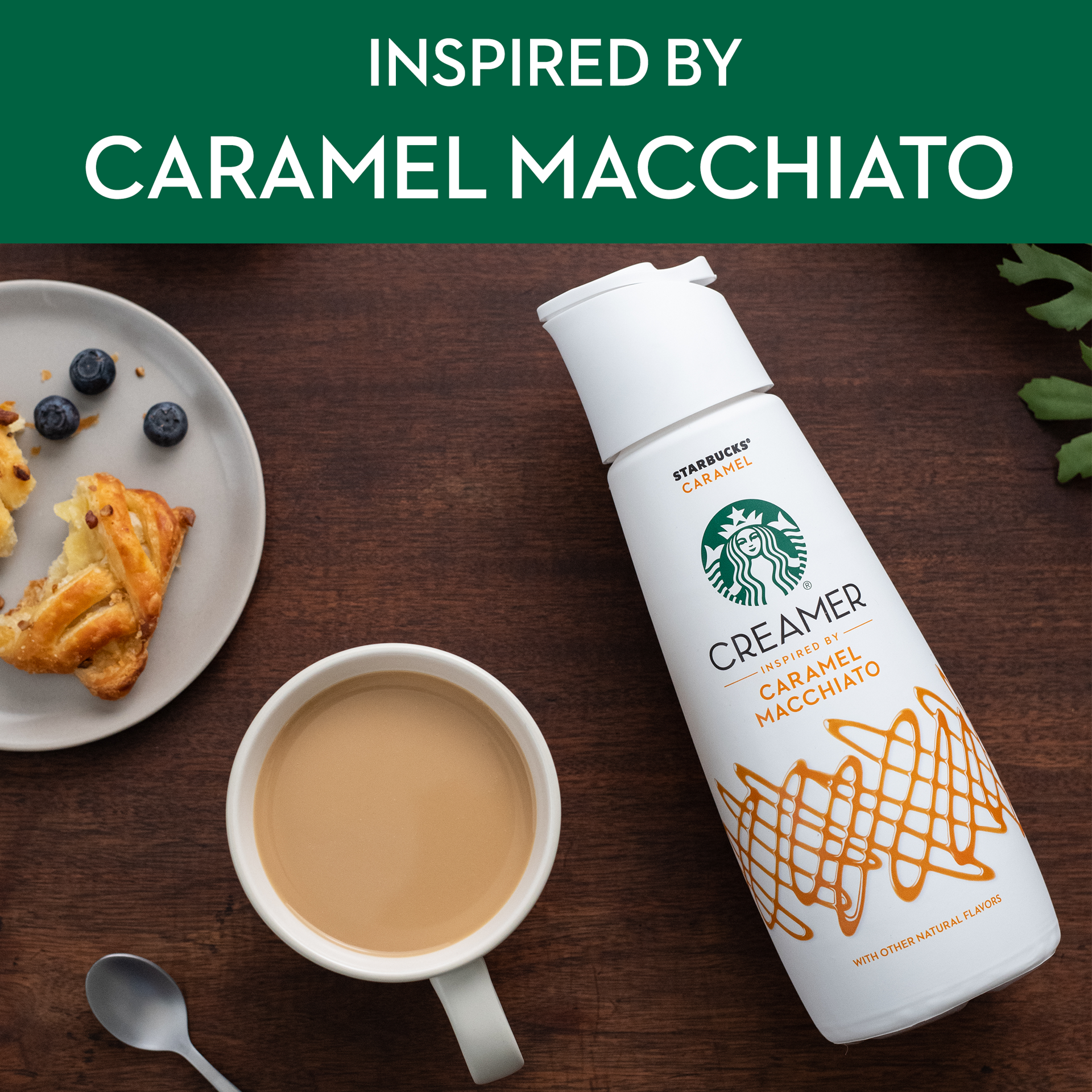 slide 2 of 3, Starbucks Liquid Coffee Creamer, Caramel Flavored Creamer, 28 oz