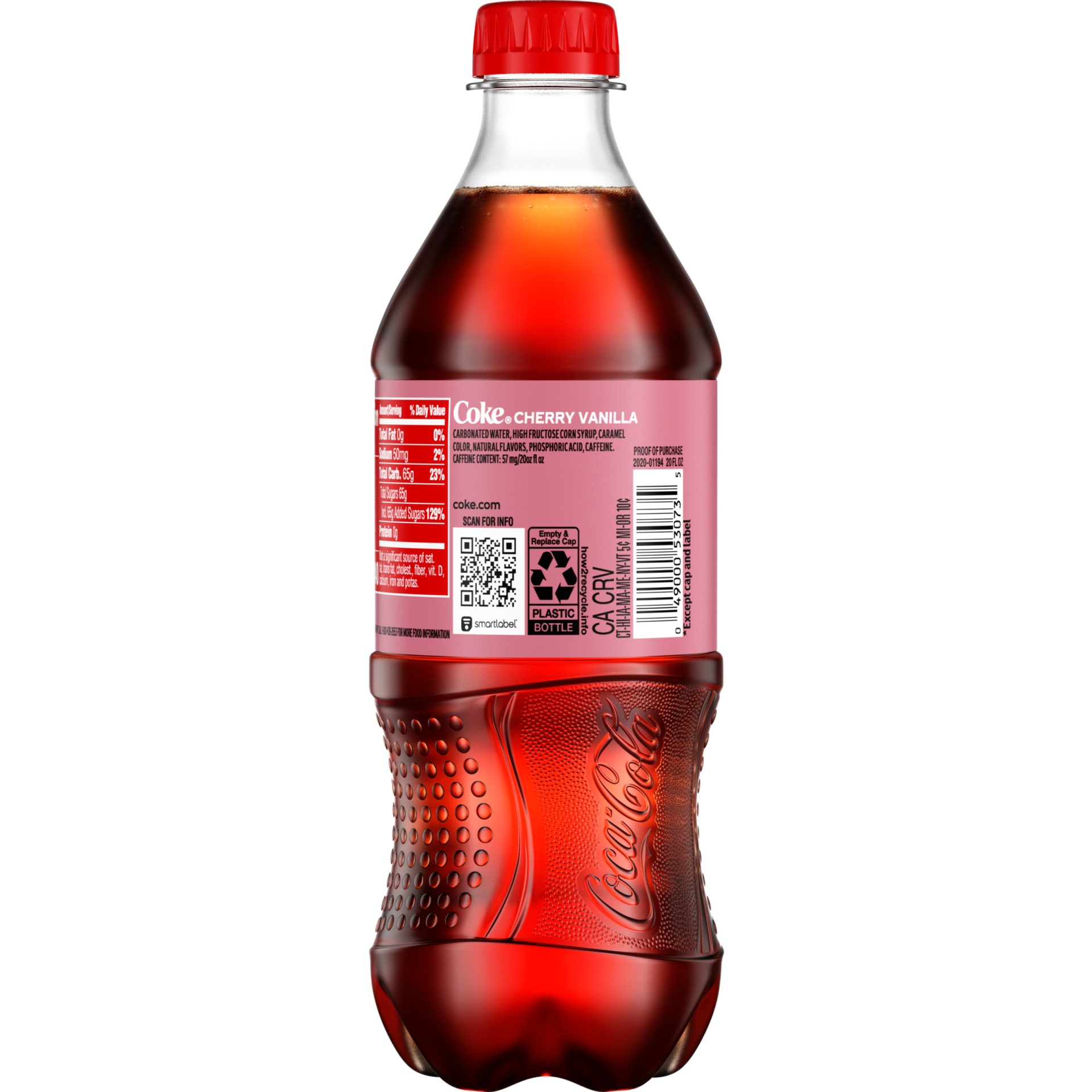 slide 3 of 12, Coca-Cola Cherry Vanilla, 20 fl oz