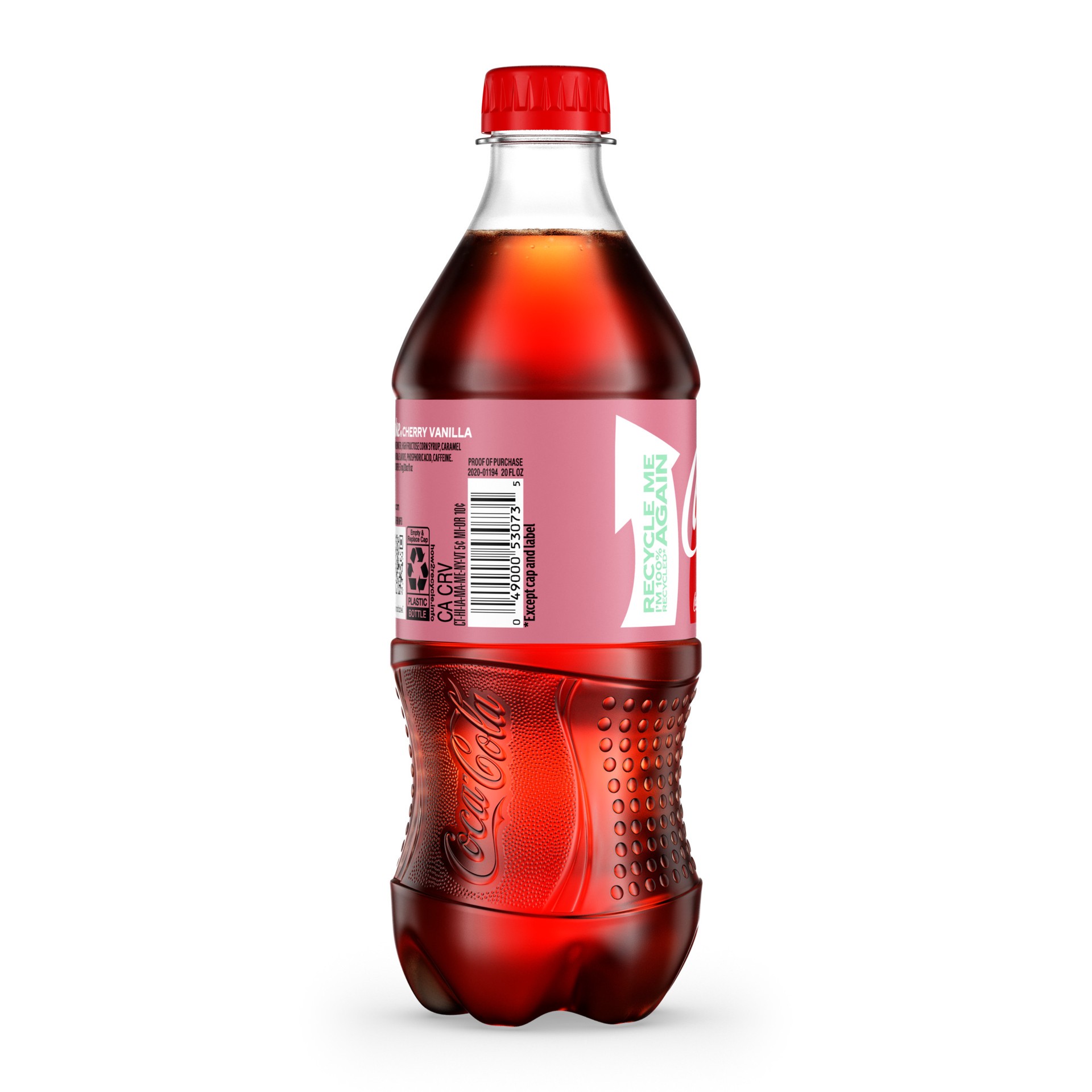 slide 5 of 12, Coca-Cola Cherry Vanilla, 20 fl oz