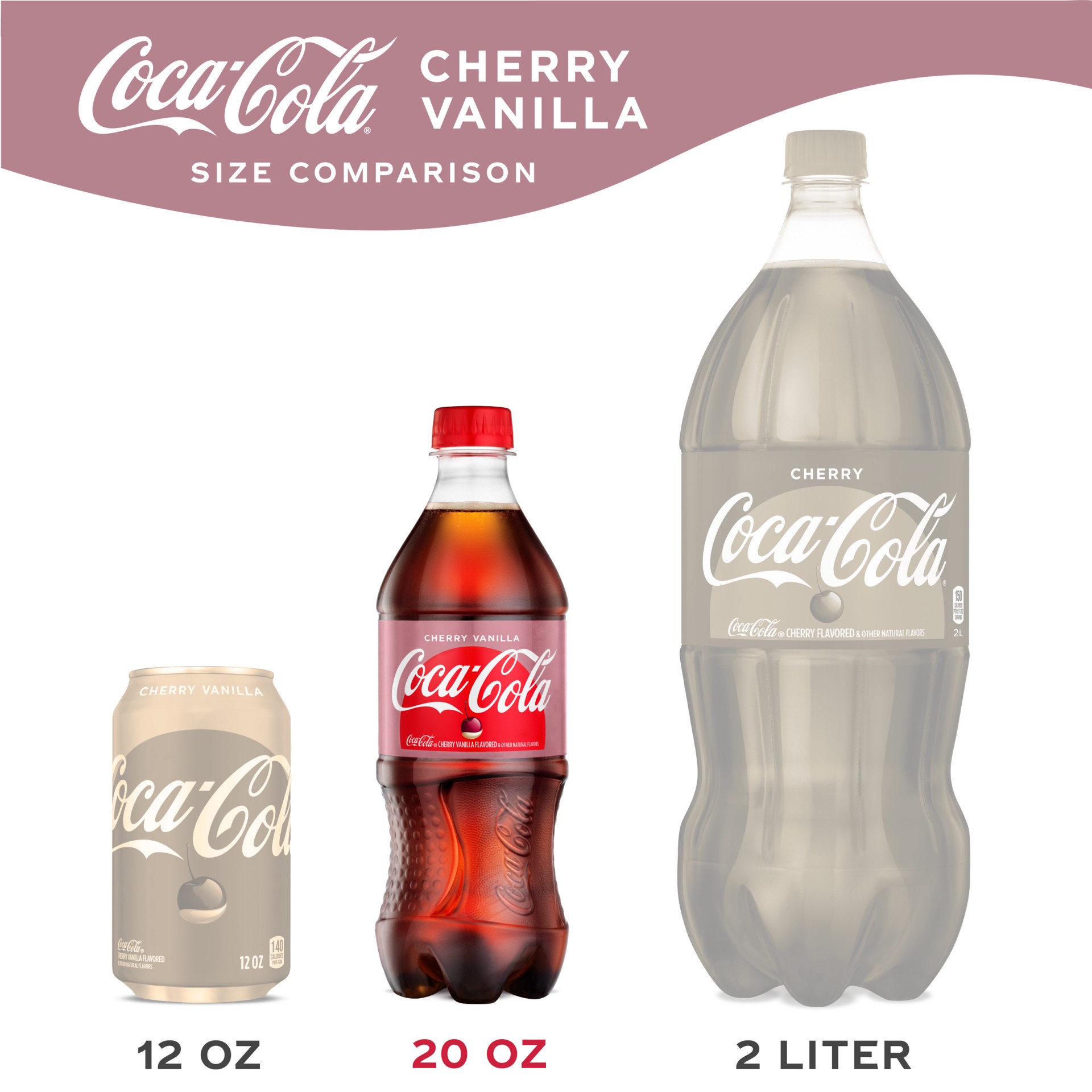 slide 11 of 12, Coca-Cola Cherry Vanilla, 20 fl oz