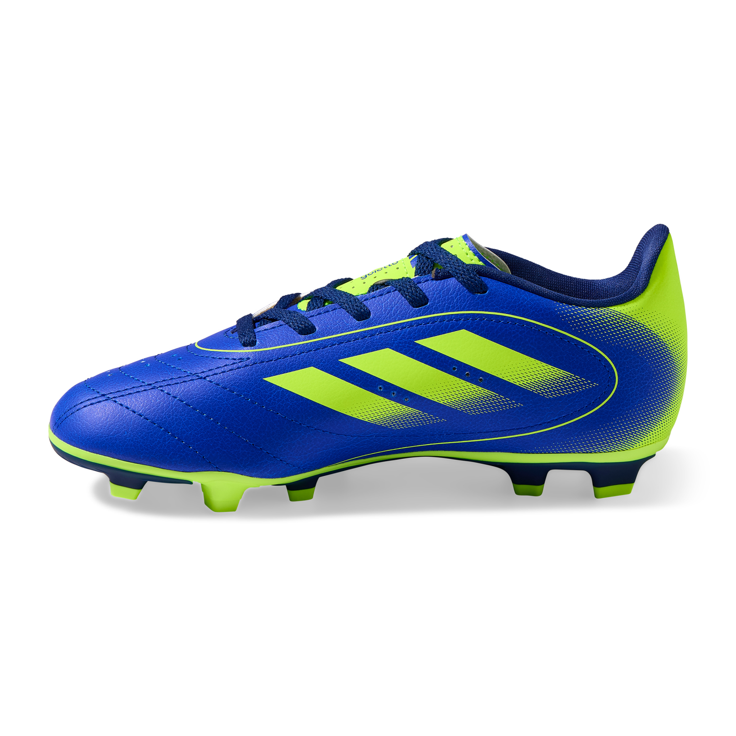 slide 2 of 4, Adidas Kids Goletto IX Soccer Cleats, Blue/Yellow, Size 13K, 1 ct