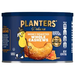 Planters Deluxe Whole Honey Roasted Cashews 8.25 oz