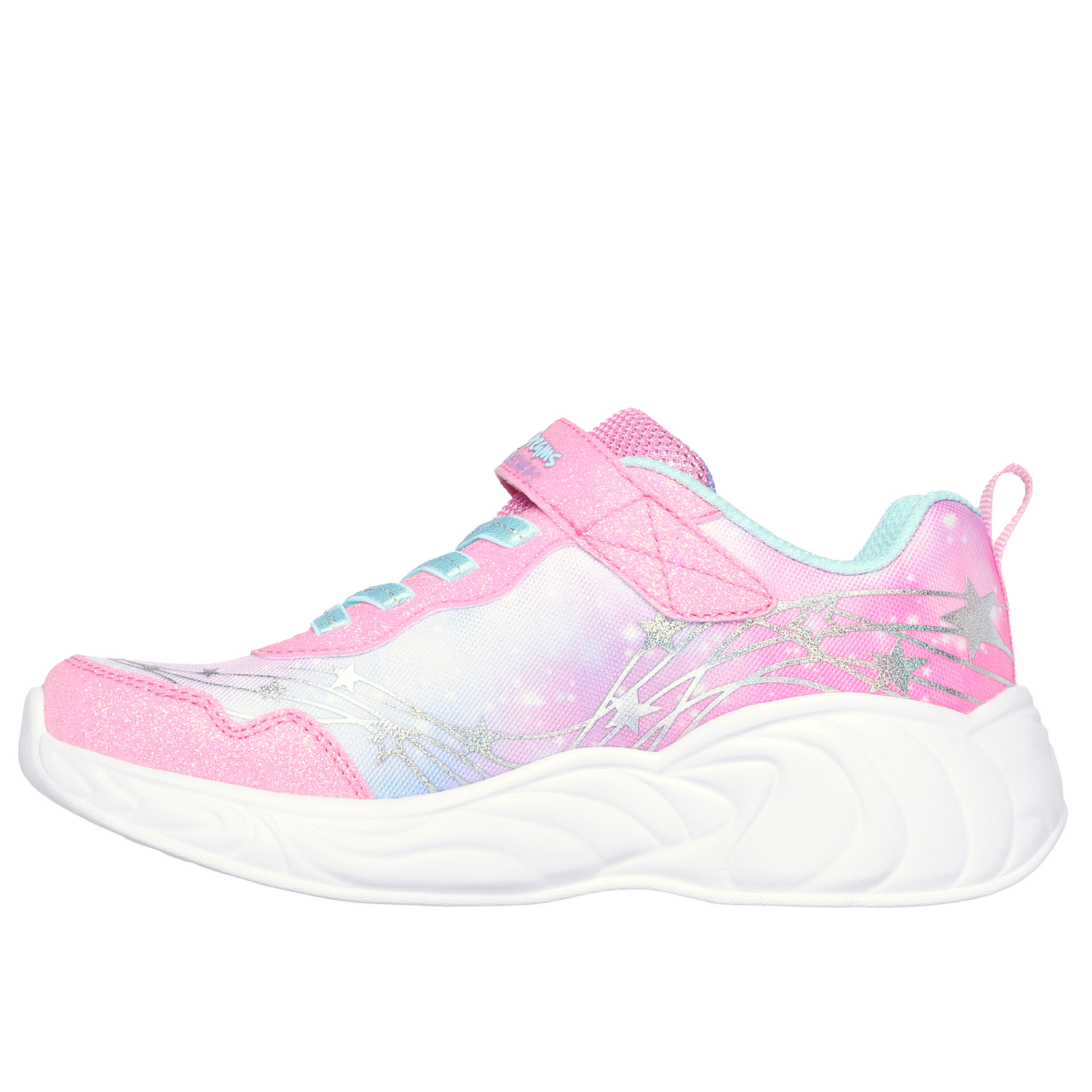 slide 2 of 4, Skechers Girls' Unicorn Dreams Athletic Shoes, Pink, Size 3, 1 ct