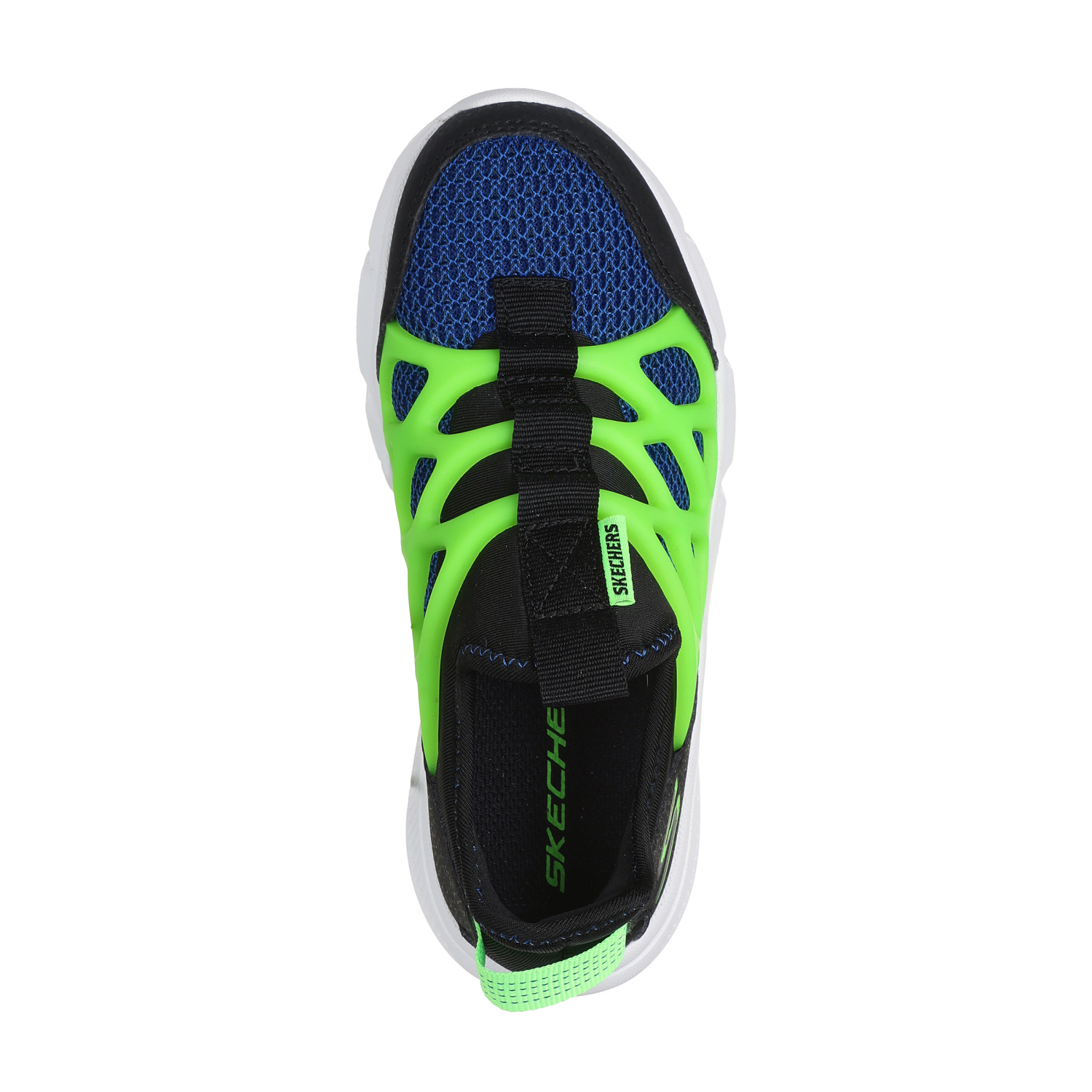 slide 5 of 5, Skechers Boys' Skech Faster Athletic Shoes, Blue, Size 3, 1 ct