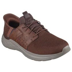 Skechers Men's Garner-Newick Slip-In Shoes, Dark Brown, Size 12