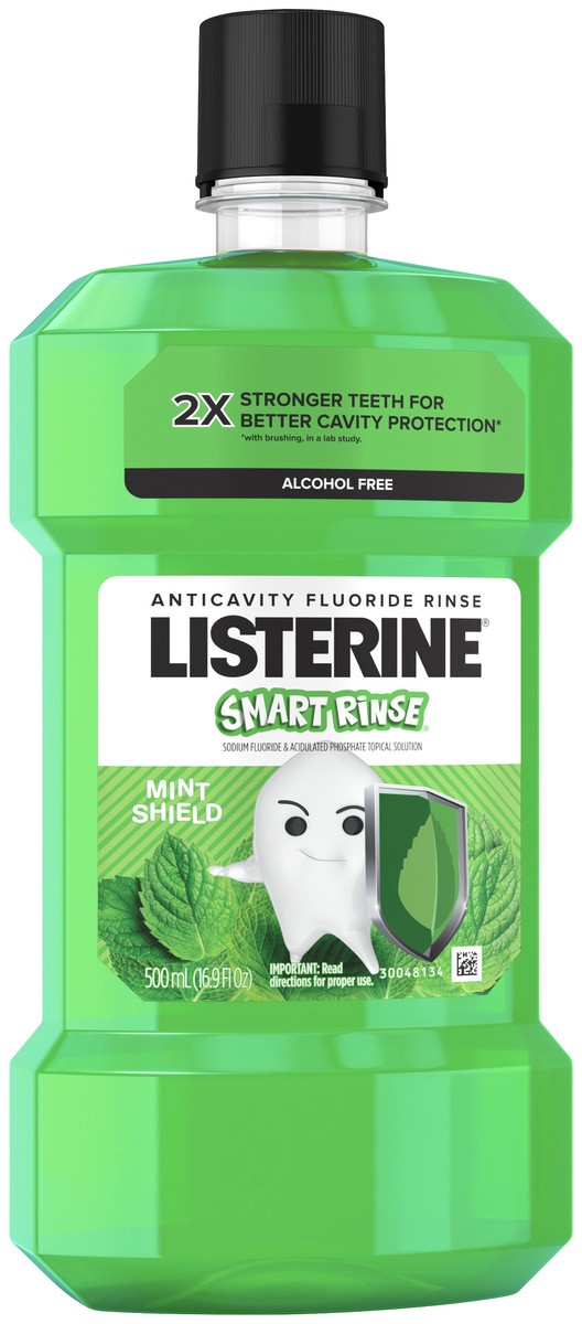 slide 1 of 7, Listerine Total Care Kids Anticavity Fluoride Mouthwash, Mint, 500 mL, 500 ml