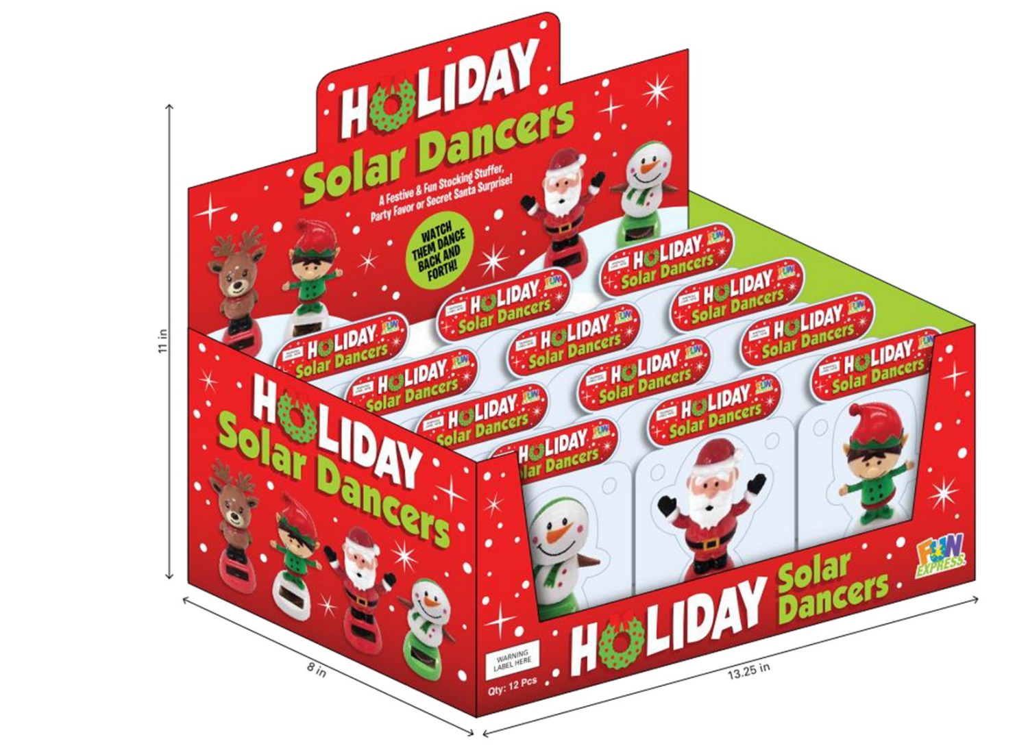 slide 2 of 2, Holiday Solar Dancers, 1 ct