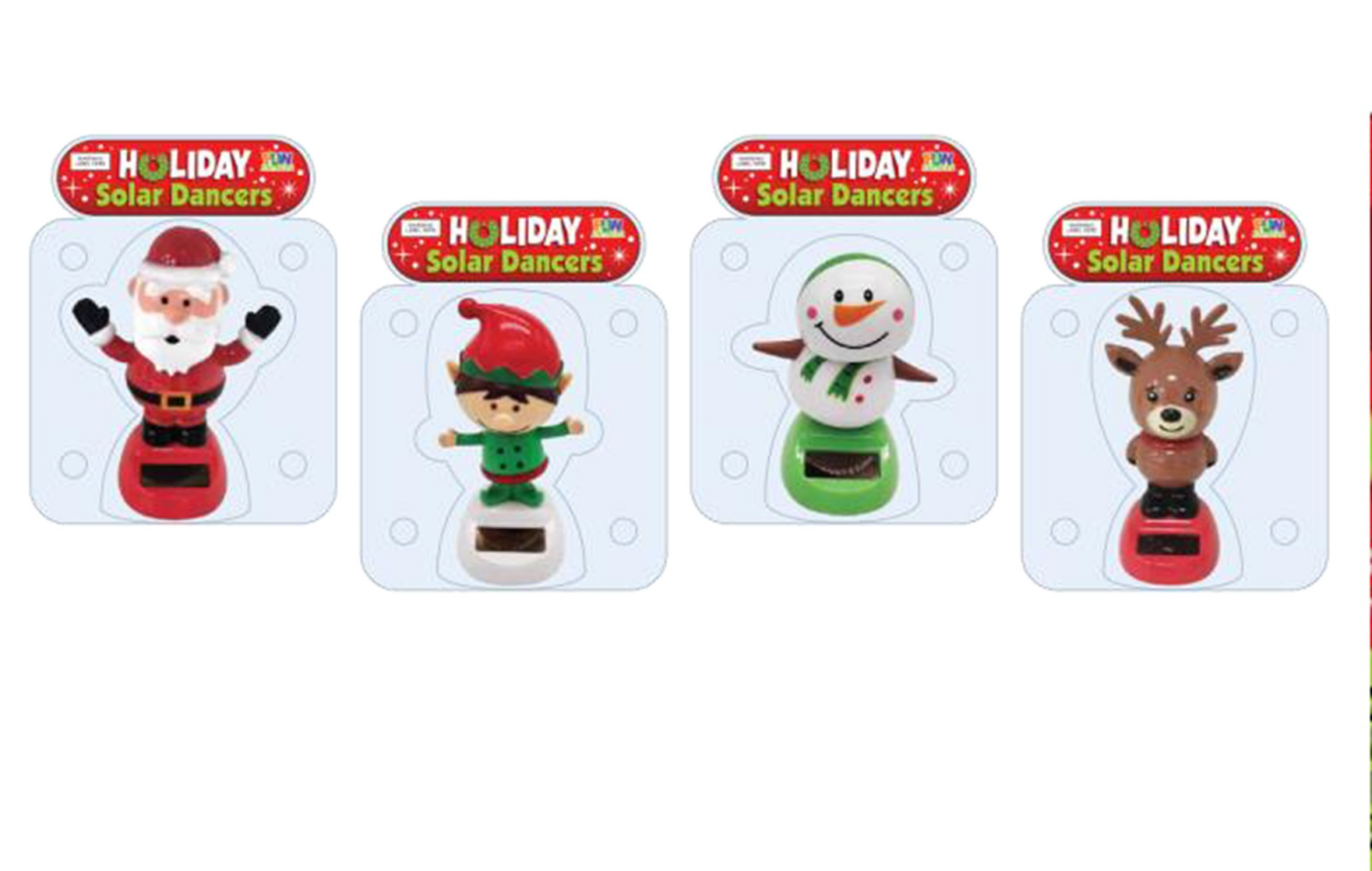 slide 1 of 2, Holiday Solar Dancers, 1 ct