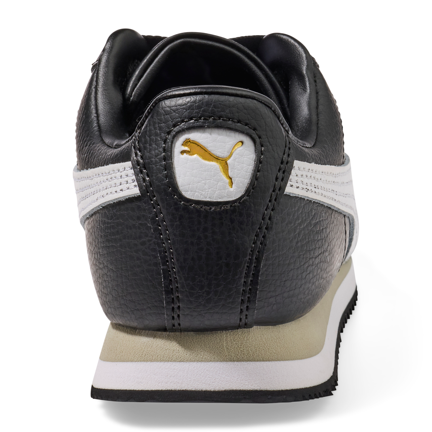 slide 2 of 6, Puma Boys Roma 24 Shoe, Black, Size 4, Size 4