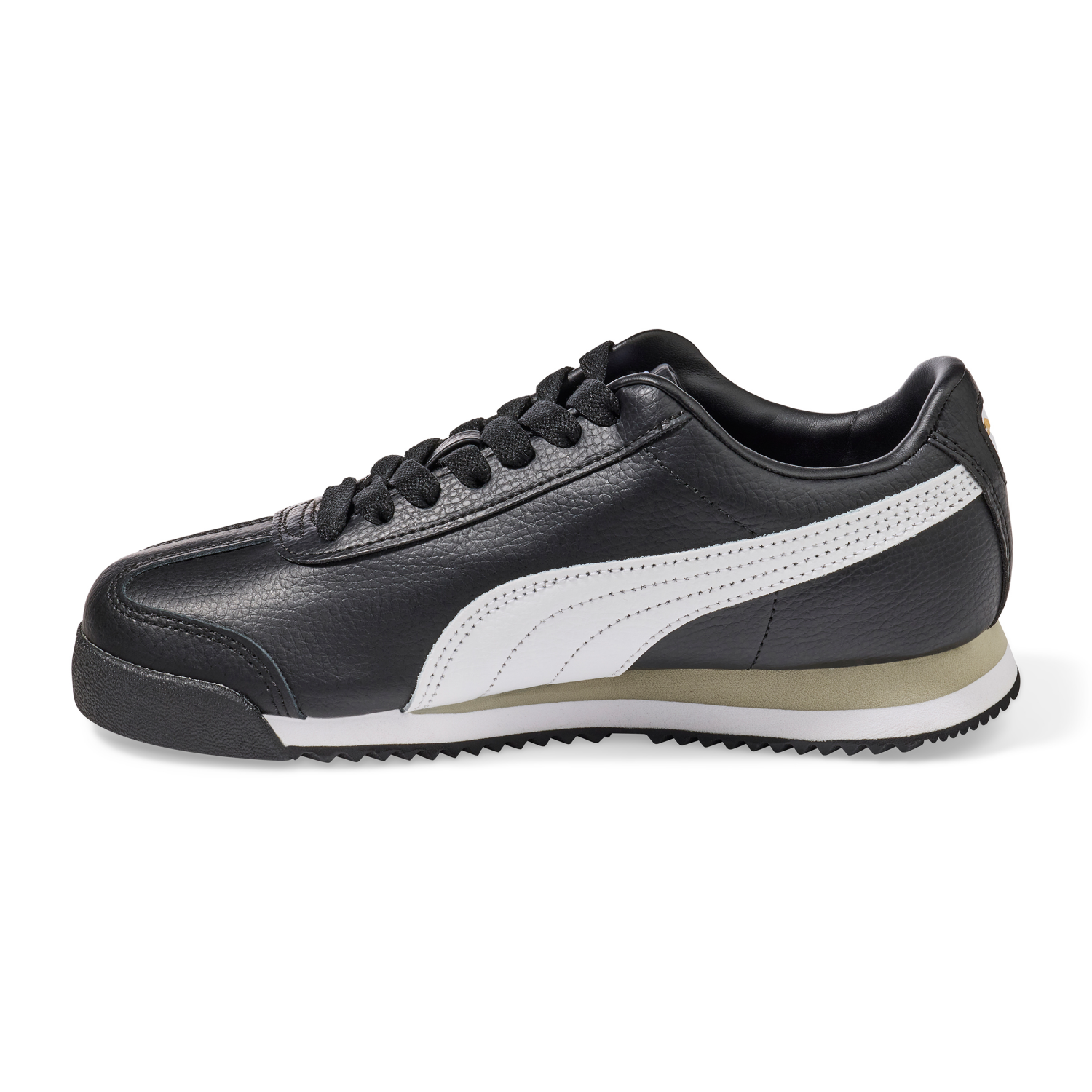 slide 4 of 6, Puma Boys Roma 24 Shoe, Black, Size 6, Size 6