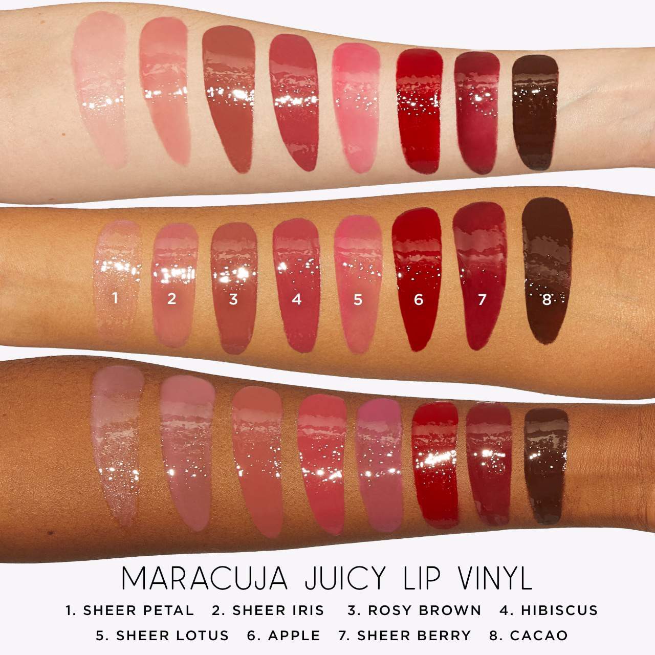 slide 8 of 12, tarte maracuja juicy lip high-shine vinyl gloss Sheer Iris,