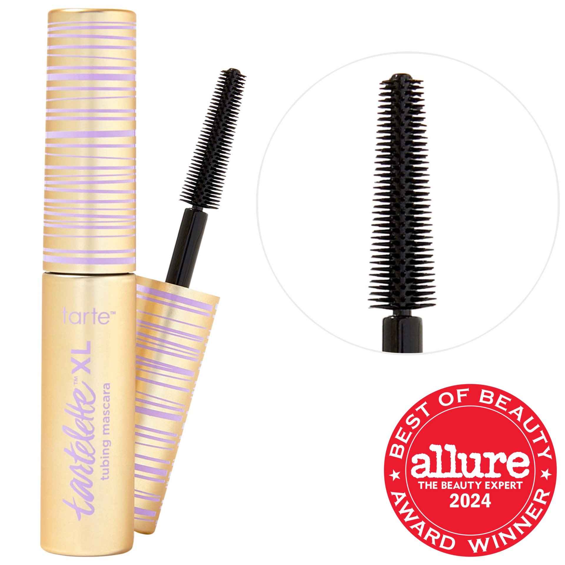 slide 1 of 9, mini tartelette™ XL lengthening & tubing mascara black,