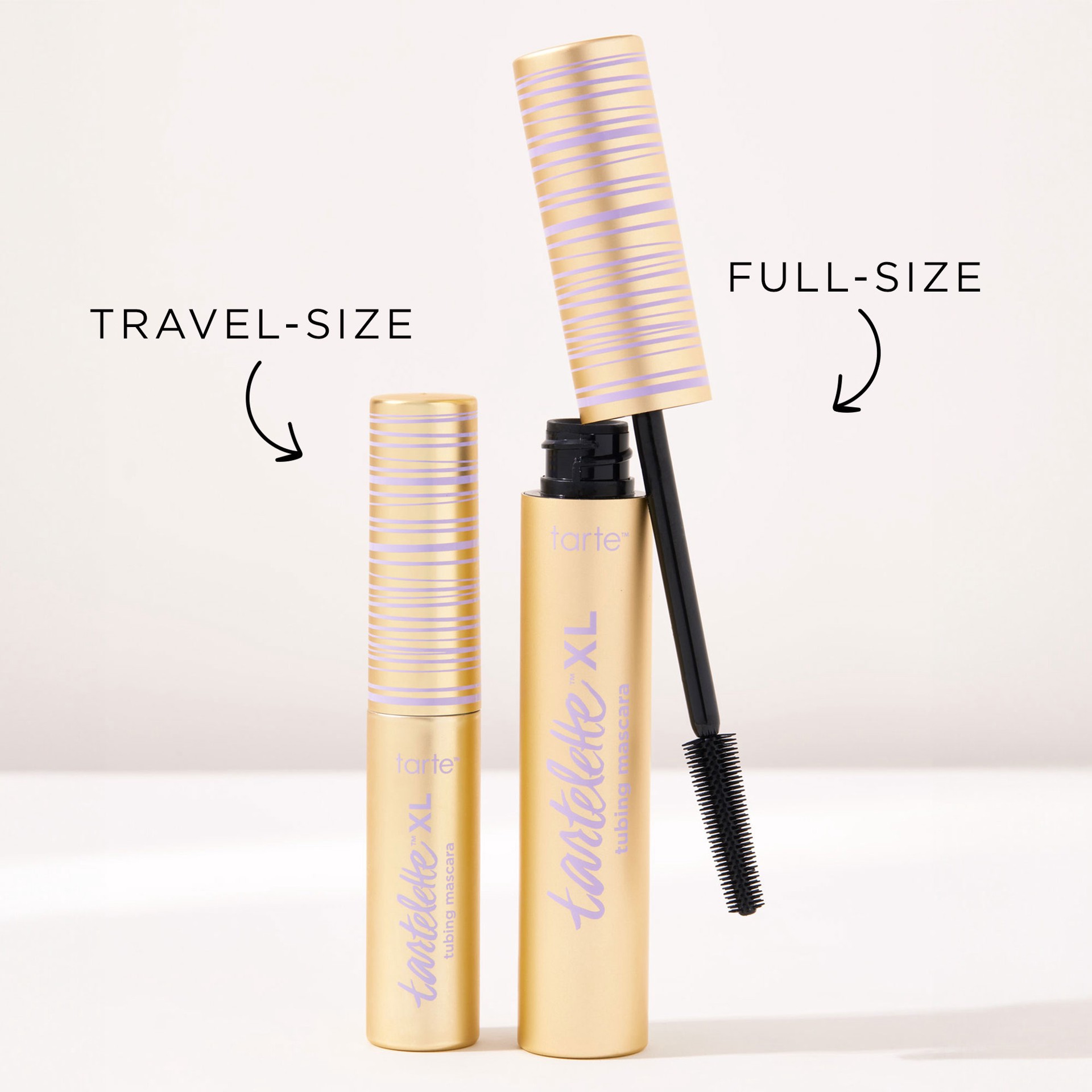 slide 7 of 9, mini tartelette™ XL lengthening & tubing mascara black,