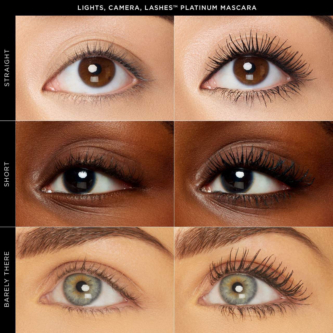 slide 6 of 10, tarte lights, camera, lashes™ 4-in-1 volumizing & conditioning platinum mascara Black, 