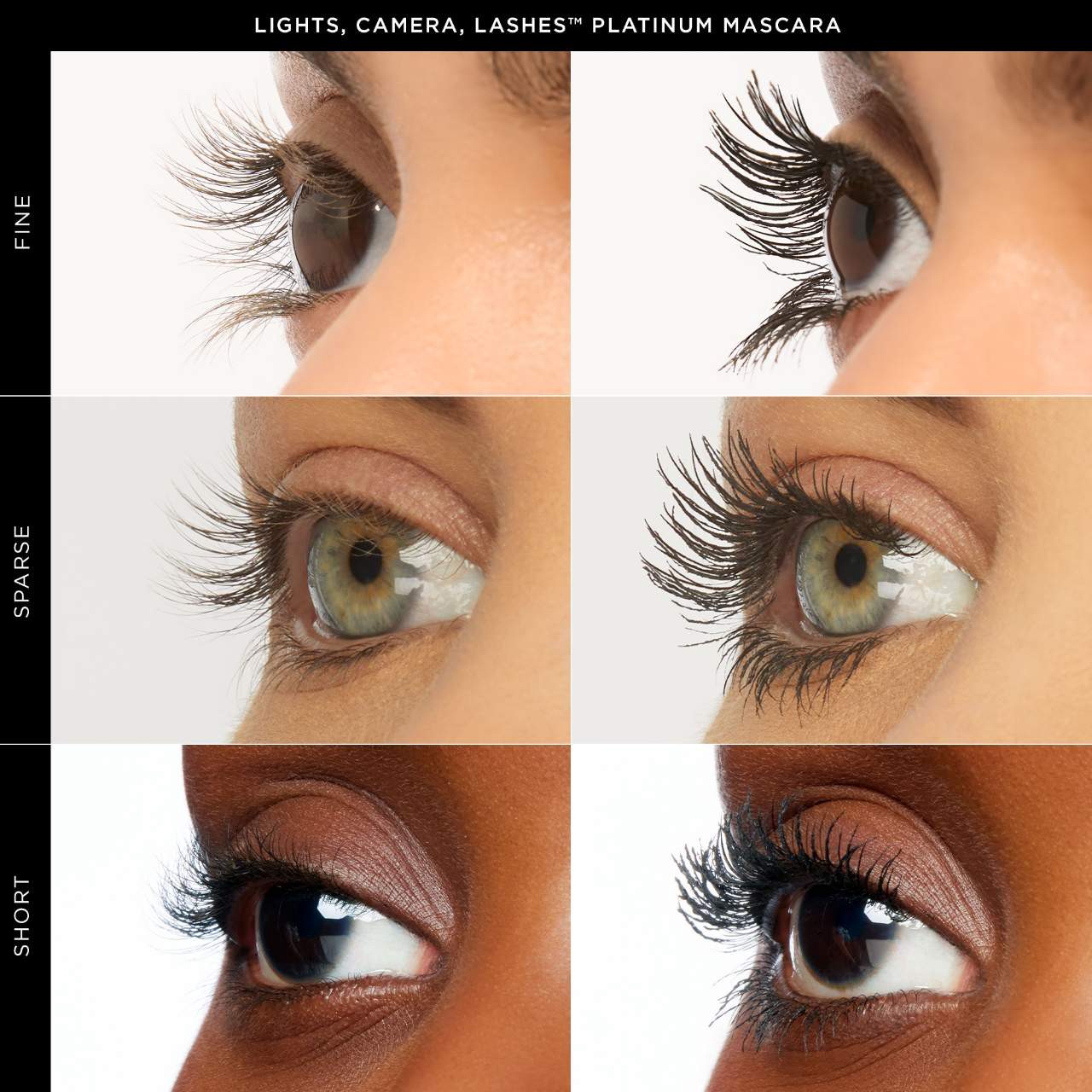 slide 7 of 10, tarte lights, camera, lashes™ 4-in-1 volumizing & conditioning platinum mascara Black, 