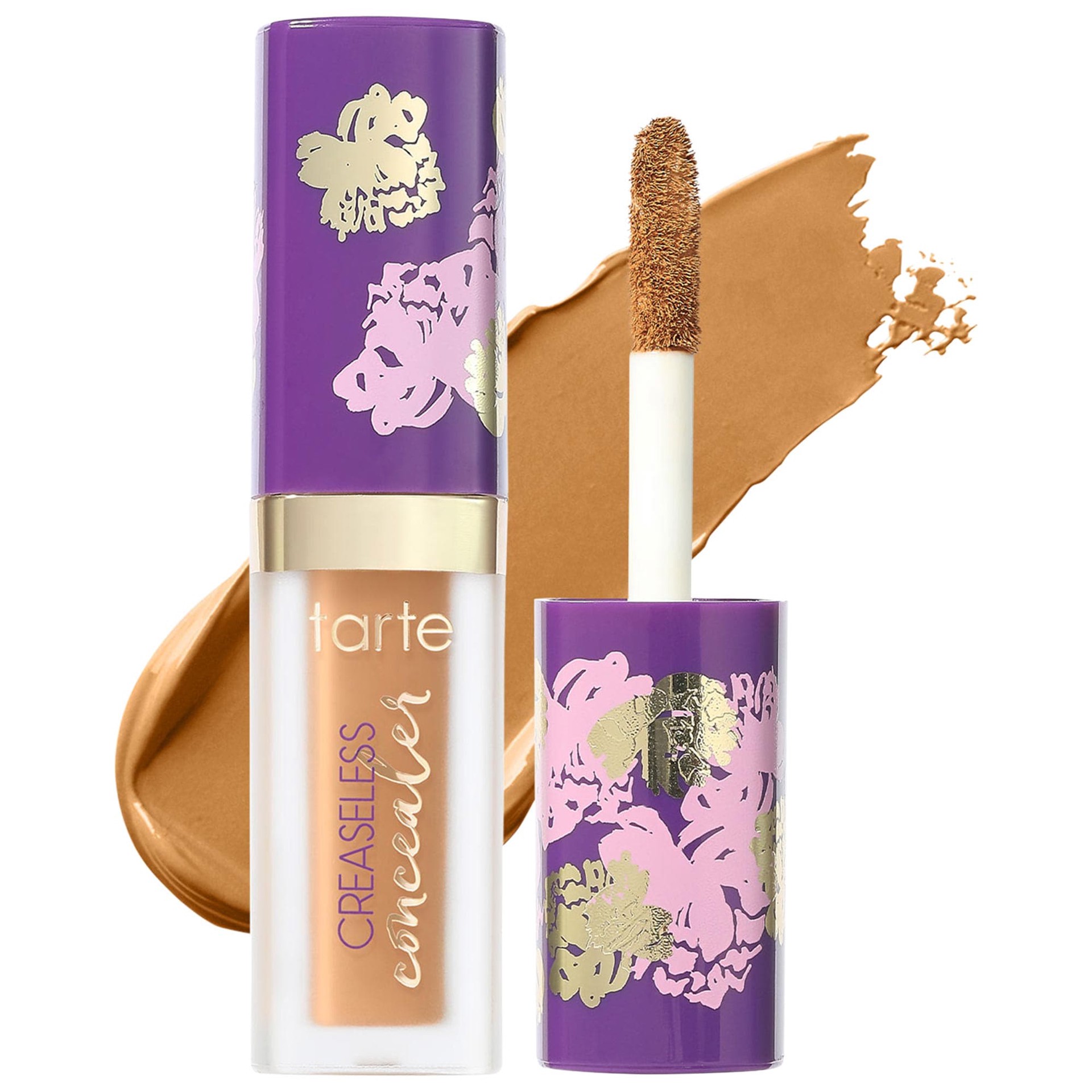 slide 1 of 12, tarte mini maracuja creaseless full coverage radiant undereye concealer 48G Tan Deep Golden,
