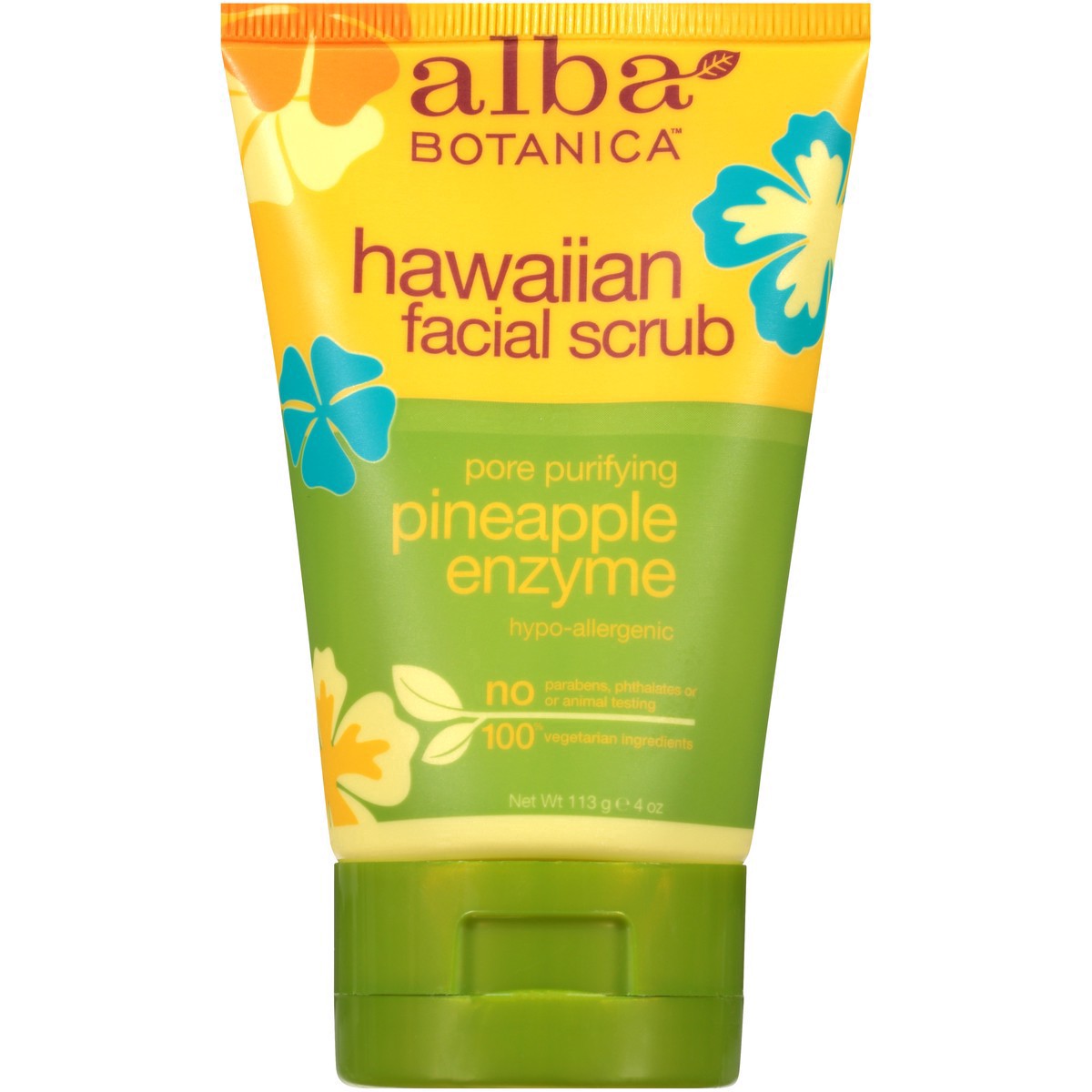 slide 4 of 10, Alba Botanica Pore Purifying Pineapple Enzyme Hawaiian Facial Scrub, 4 oz