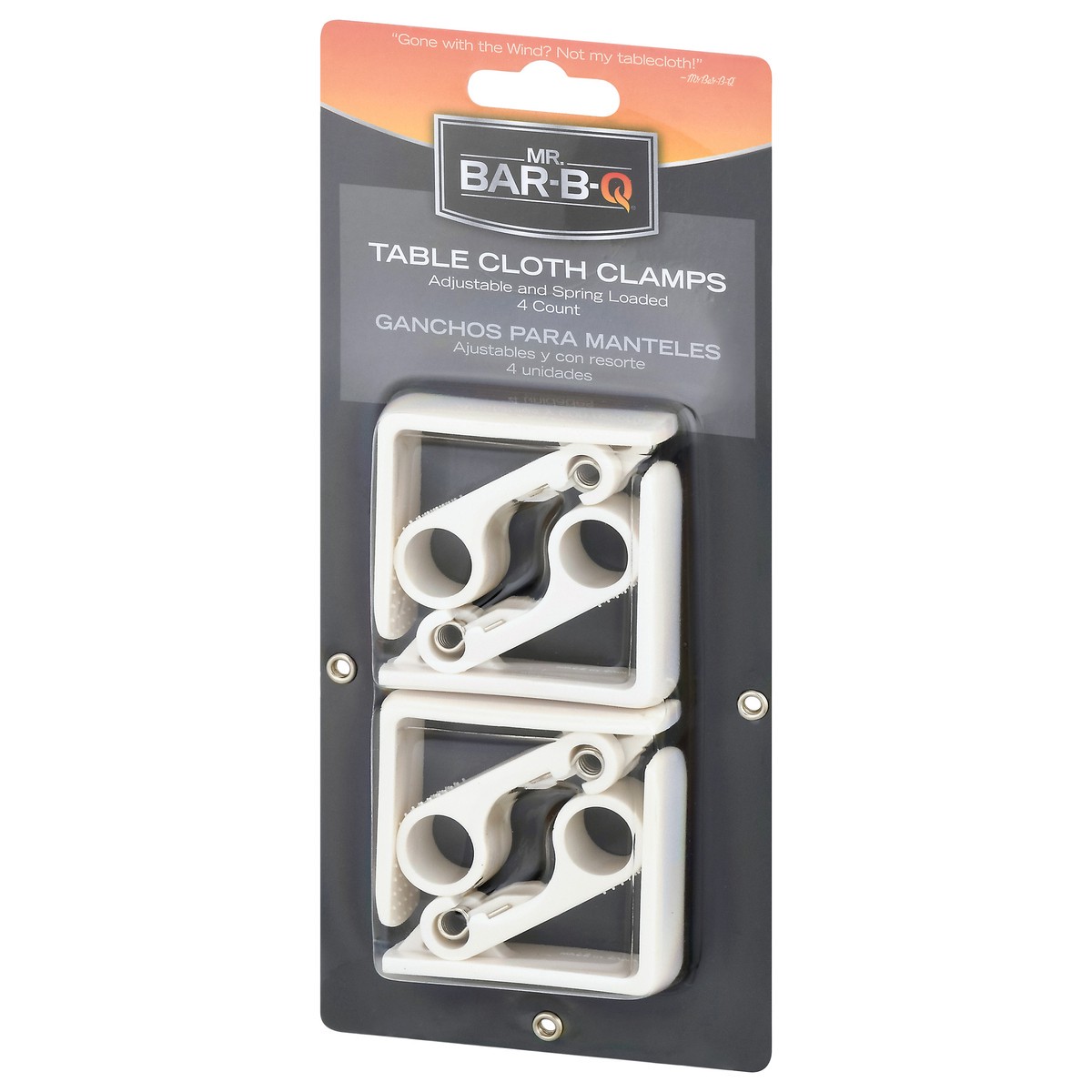 slide 8 of 9, Mr. Bar-B-Q Table Clamps Adjustable Spring Loaded, 1 ct