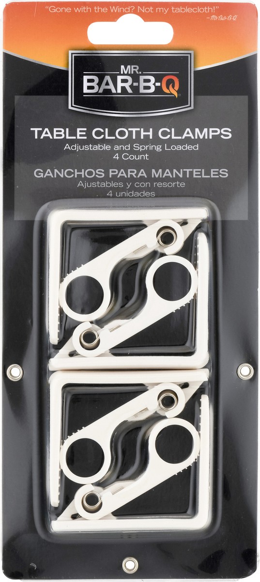 slide 7 of 9, Mr. Bar-B-Q Table Clamps Adjustable Spring Loaded, 1 ct